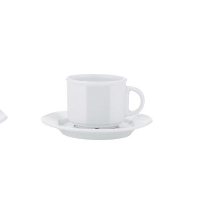Lubiana Mercury Tazza Caffè con Piattino 7 cl 12 Pezzi