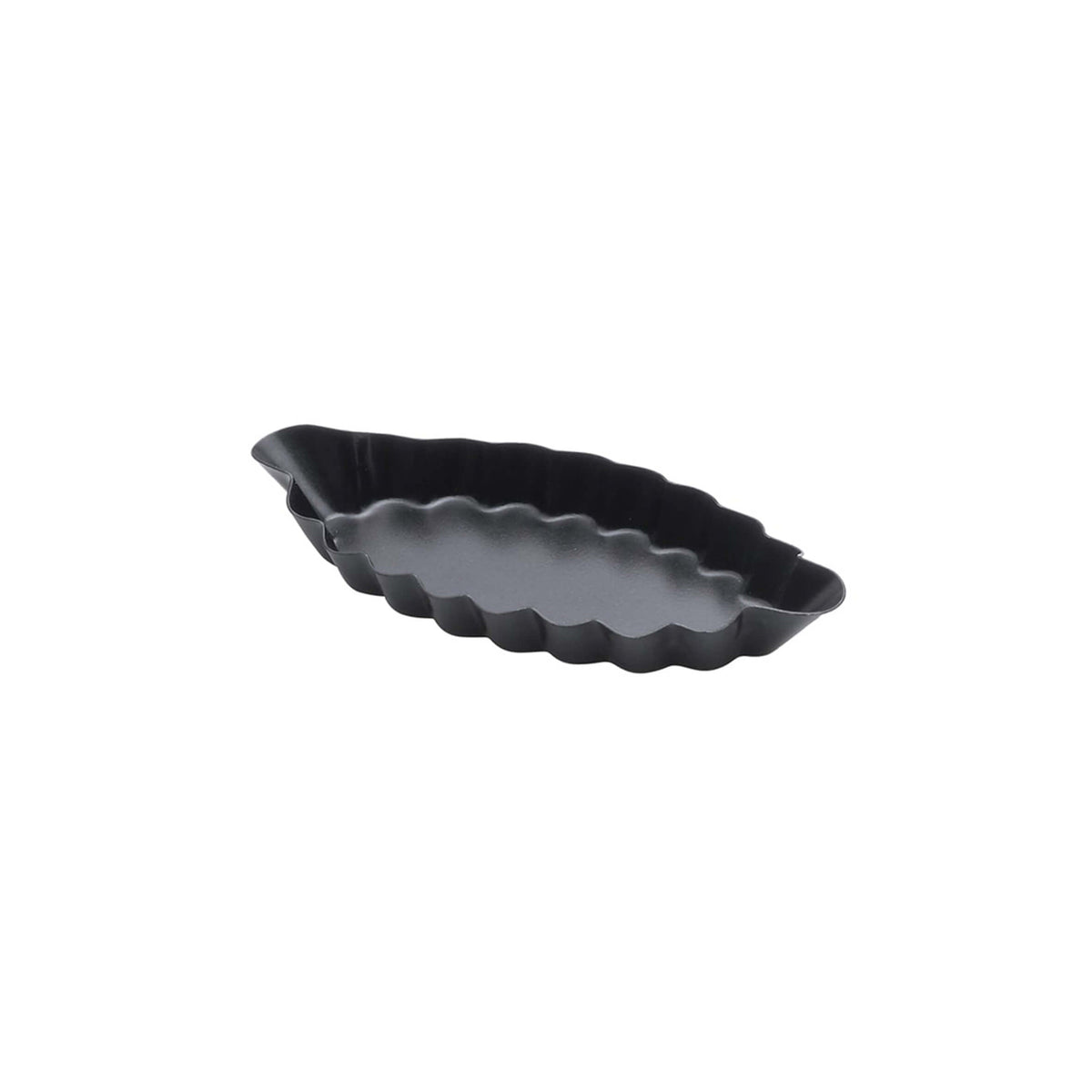 Paderno Stampo Barchetta Festonata Antiaderente per Tartellette 12 cm 6 Pezzi
