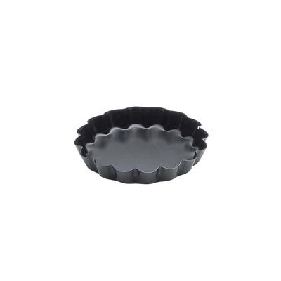 Paderno Stampo Tartelletta Tonda Festonata Antiaderente 8 cm 6 Pezzi