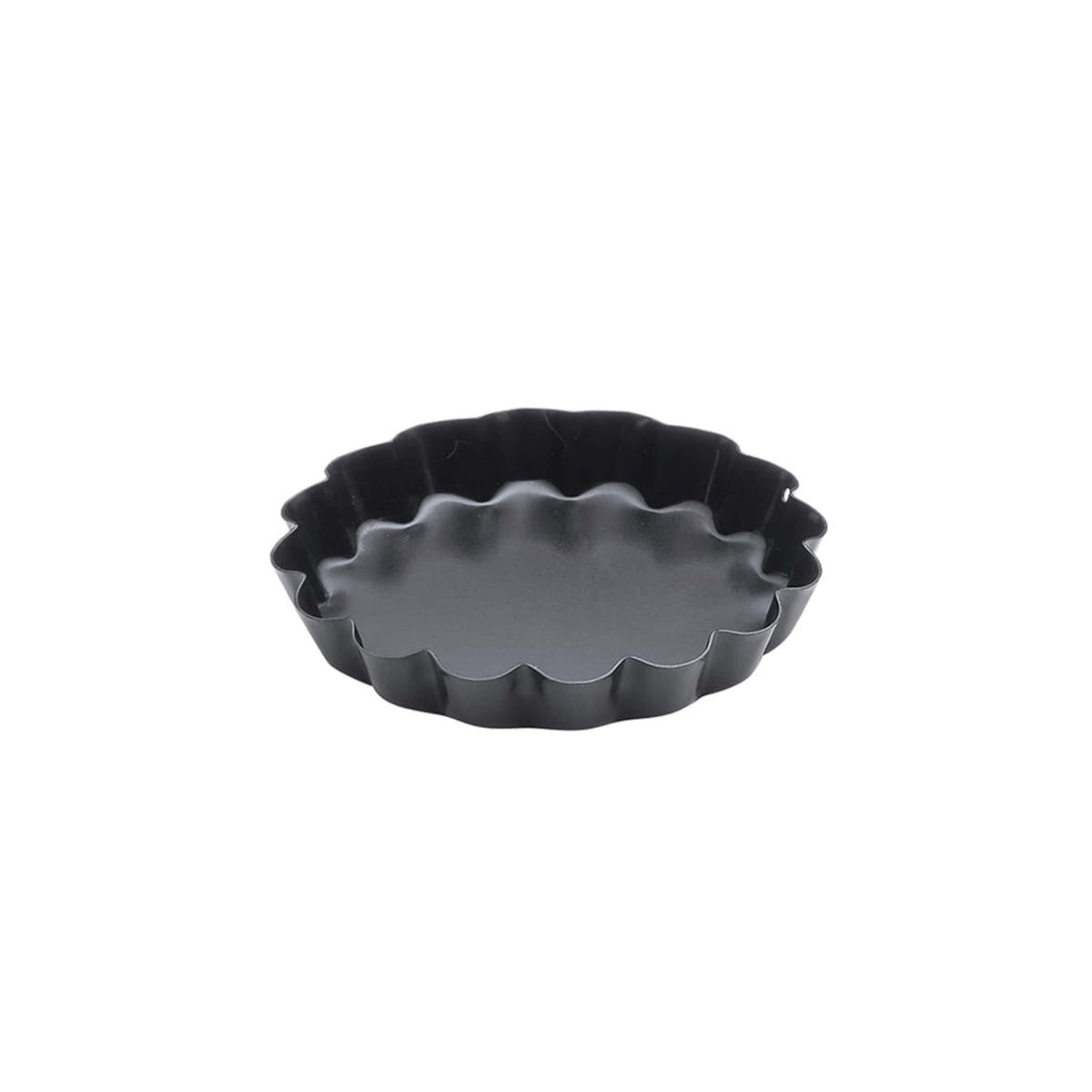 Paderno Stampo Tartelletta Tonda Festonata Antiaderente 10 cm 6 Pezzi