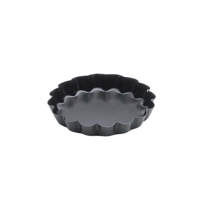 Paderno Stampo Tartelletta Tonda Festonata Antiaderente 12 cm 6 Pezzi