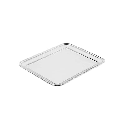 Vassoio Rettangolare in Acciaio Inox 25 x 18 cm