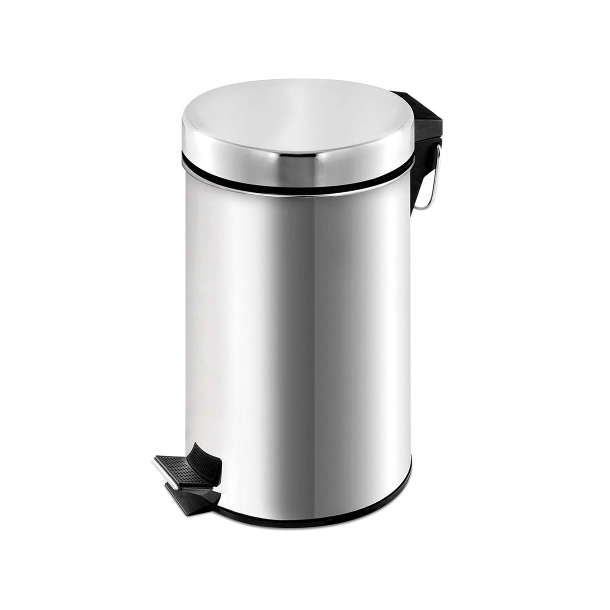 Bidone da Bagno in Acciaio Inox con Pedale 5 Litri Ø 21 cm H 28 cm