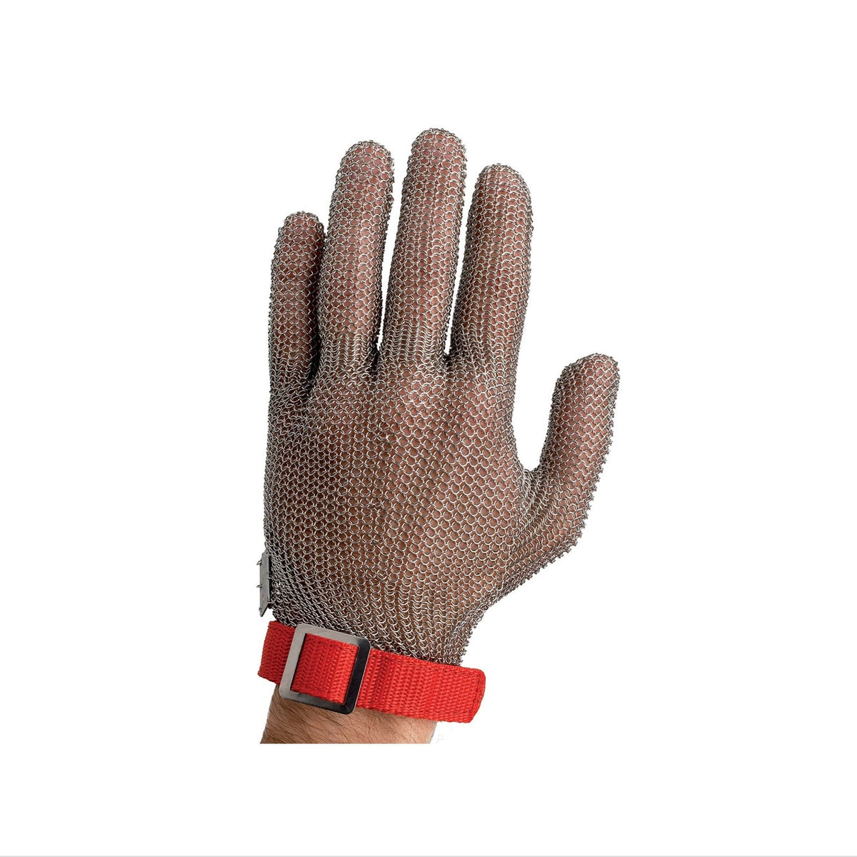 Sanelli Ambrogio Guanto Macellaio in Acciaio Inox 5 Dita Taglia M