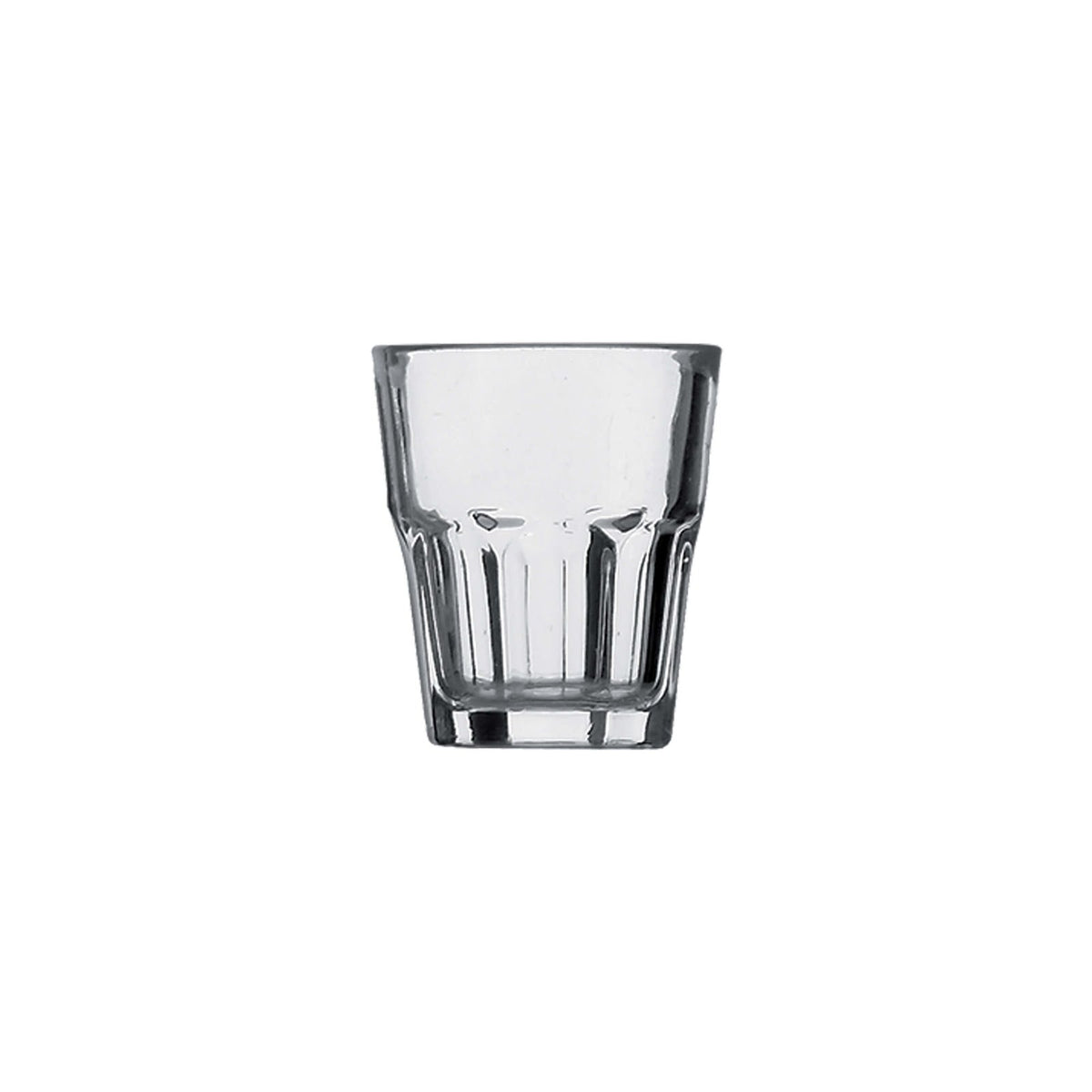 Granity Bicchierino Vetro Temperato Impilabile 4 cl 12 Pezzi