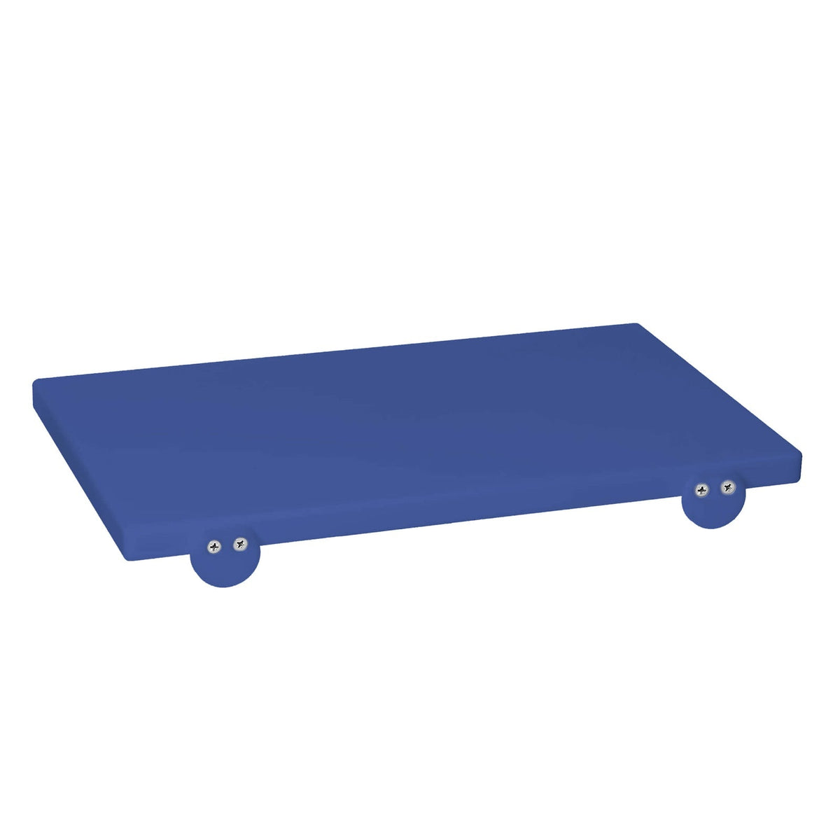 Tagliere in Polietilene Blu con Battente 60x40 cm Spessore 2 cm