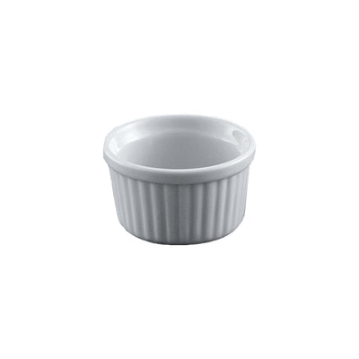 Stampo Crème Caramel Impilabile in Porcellana Bianca Ø 7 cm H 4 cm 20 Pezzi