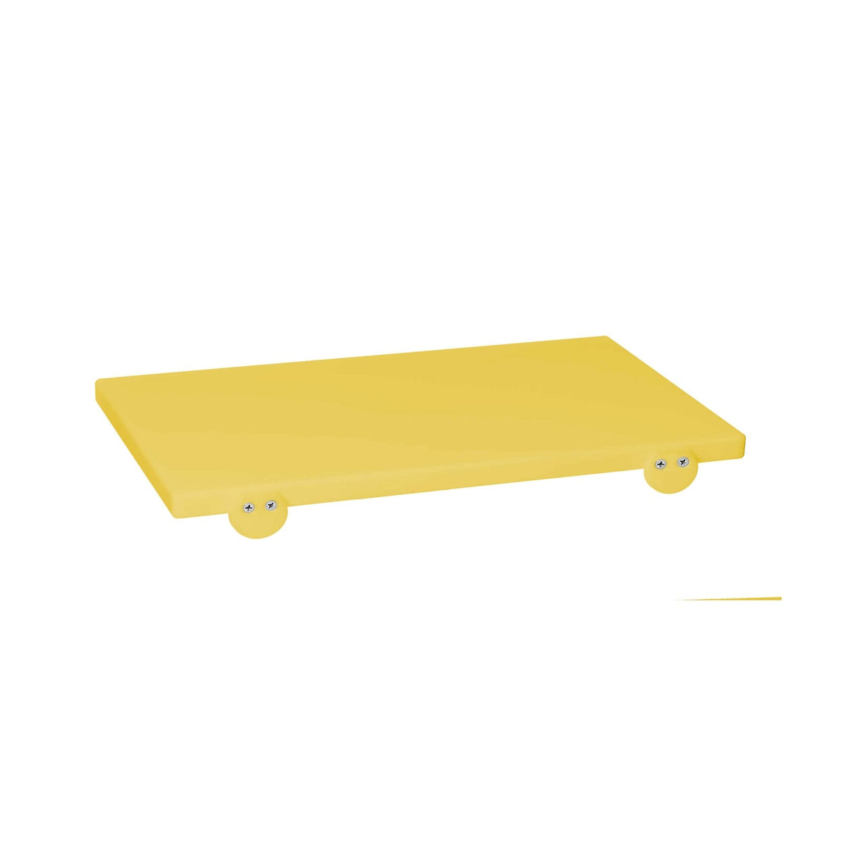 Tagliere in Polietilene Giallo con Battente 40x25 cm H 2