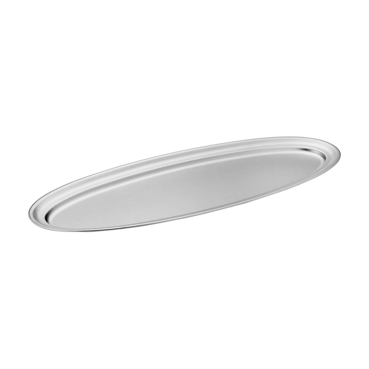 Paderno Vassoio Portata Ovale con Bordo Inox 18/10 85 cm