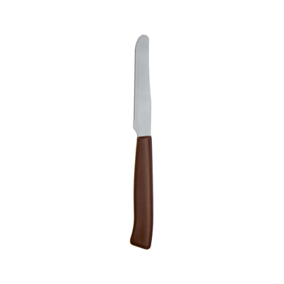 Marietti Coltello da Tavola Seghettato Manico Marrone Confezione 6 Pezzi