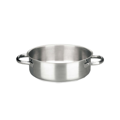 Paderno Serie 1000 Casseruola Bassa 2 Manici in Acciaio Inox Ø 16 cm 1,3 Litri