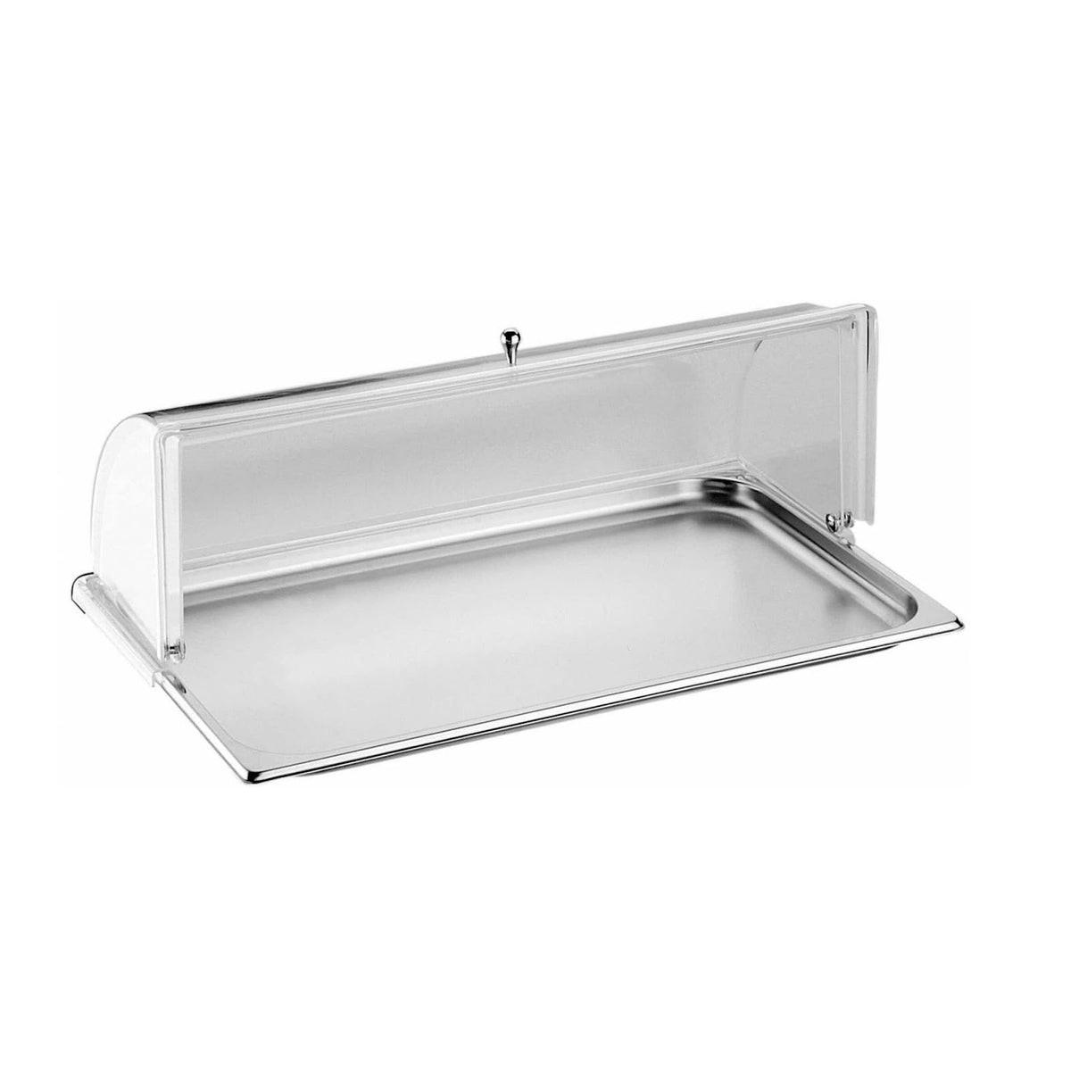 Pinti Buffet Vassoio Rettangolare GN 1/1 con Coperchio Roll-Top 53x32,5 cm H 20 cm
