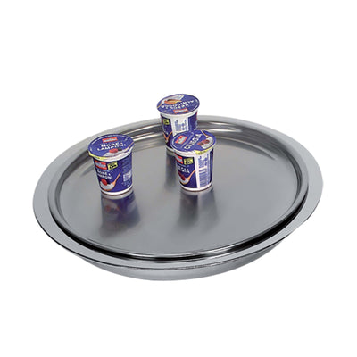 Pinti Vassoio Tondo Refrigerato in Acciaio Inox Ø 48 cm