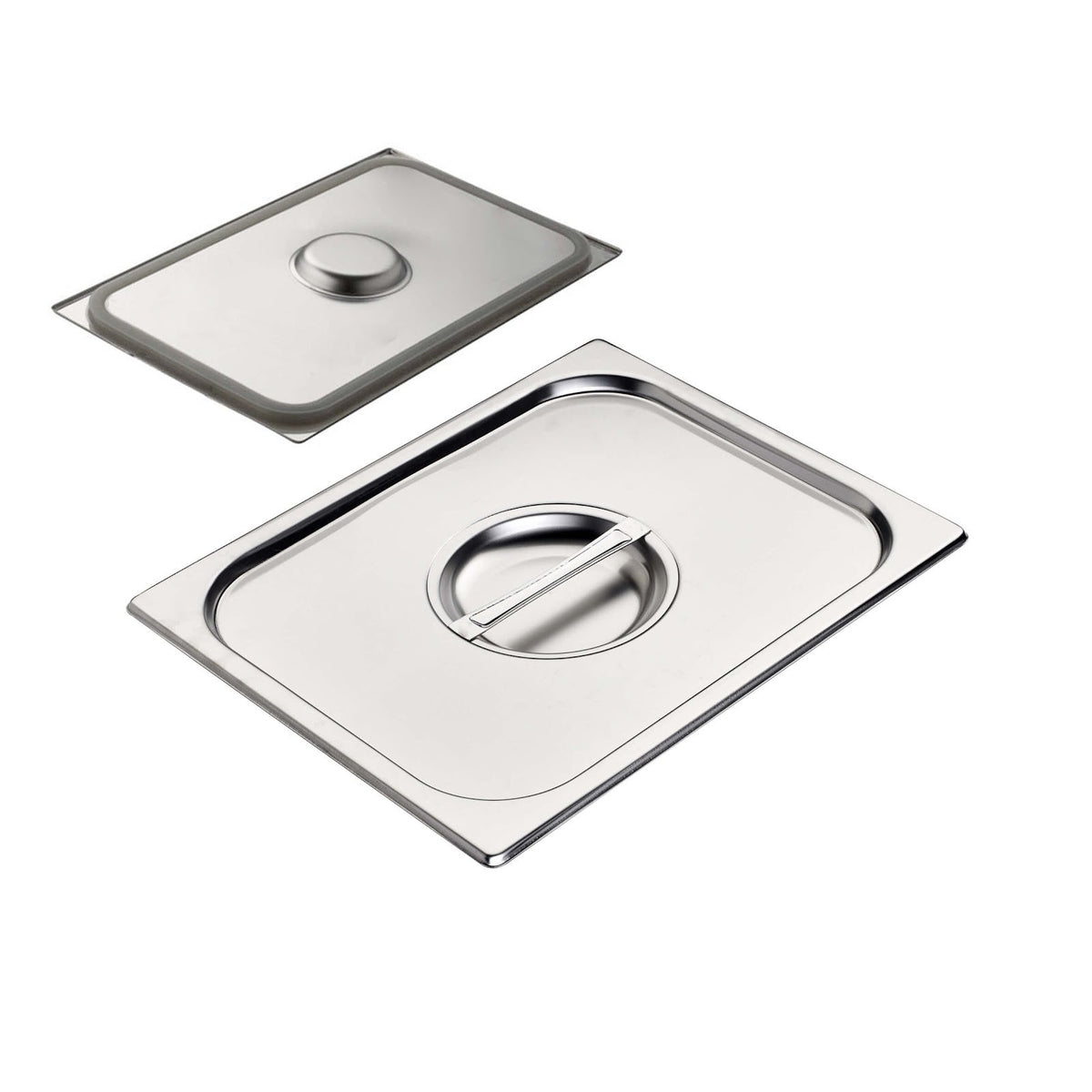 Coperchio con Guarnizione per Bacinella Gastronorm GN 1/2 Acciaio Inox
