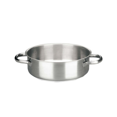 Paderno Casseruola Bassa 2 Manici Serie 1000 in Acciaio Inox Ø 18 cm 1,8 Litri