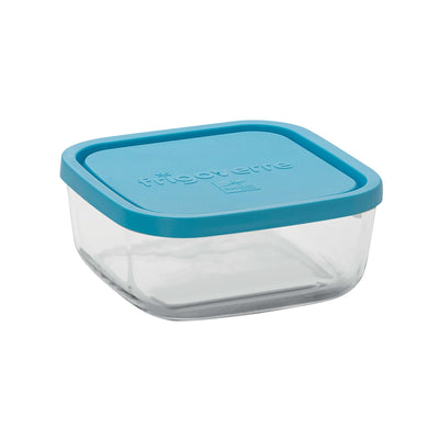 Bormioli Rocco Frigoverre Contenitore Quadrato in Vetro 15x15 cm con Coperchio 12 Pezzi