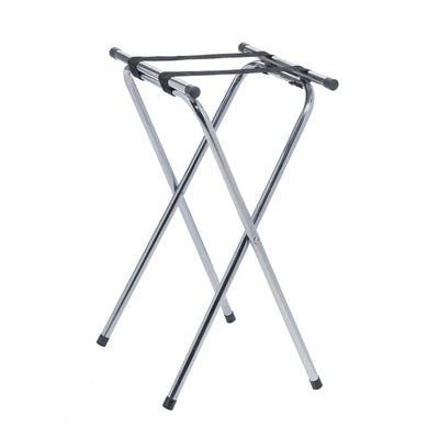 Tablecraft Sgabello Reggivassoi Pieghevole in Acciaio Inox 43x50 cm H80