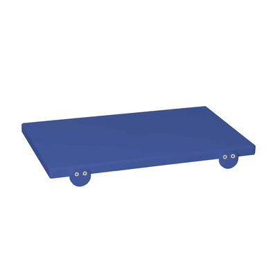 Tagliere in Polietilene Blu con Battente 50x30 cm H 2