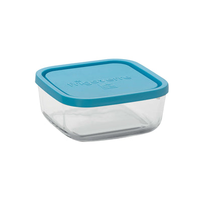 Bormioli Rocco Frigoverre Contenitore Quadrato in Vetro 10x10 cm 12 Pezzi
