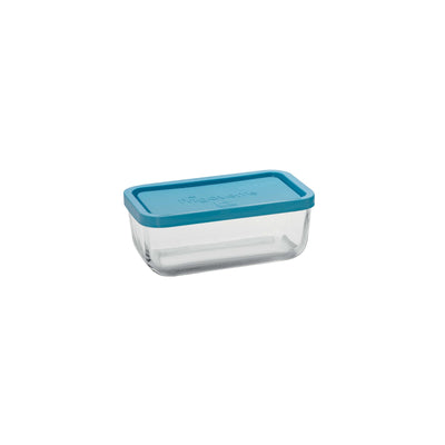 Bormioli Rocco Frigoverre Contenitore Rettangolare in Vetro 10x7 cm 12 Pezzi