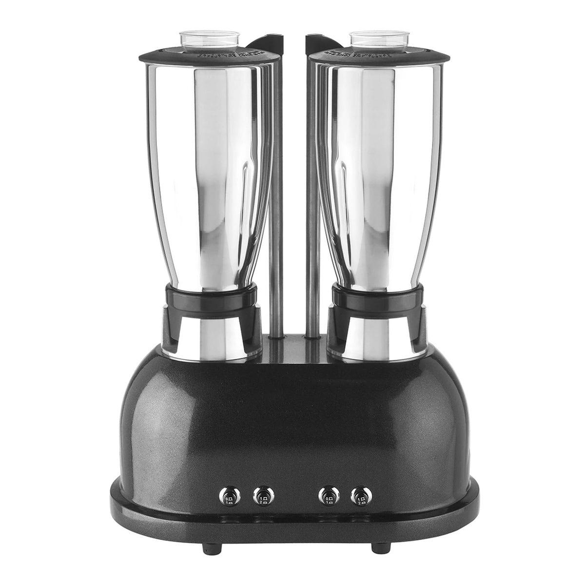 Frullatore Doppio Elettrico con Bicchieri Inox 600+600 W