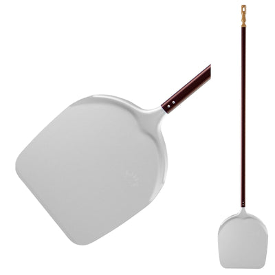 Pala Pizza Rettangolare Alluminio Leggera 50 cm Manico 115 cm