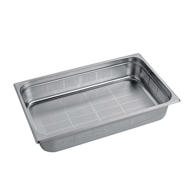 Bacinella Gastronorm GN 1/1 Inox Forata su Tutti i Lati H 10 cm 14 Litri