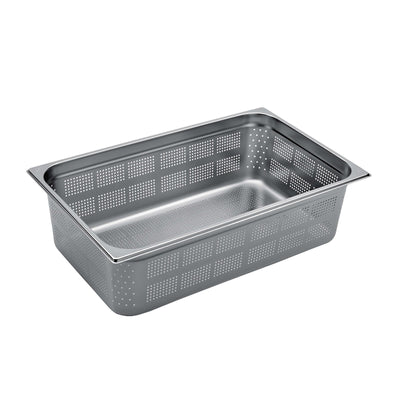 Bacinella Gastronorm GN 1/1 Inox Forata su Tutti i Lati H 20 cm 21 Litri
