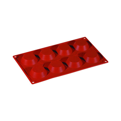 Stampo in Silicone 8 Tartellette Ø 6 cm H 1,7 cm
