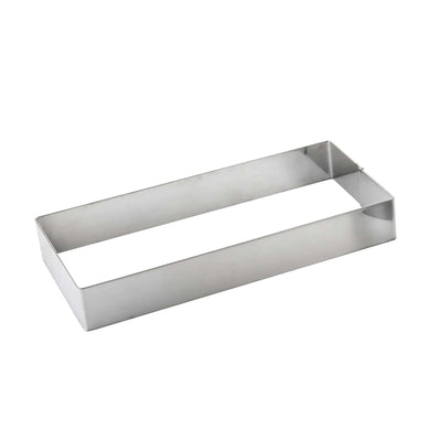 Rettangolo in Acciaio Inox per Mousse 30x40 cm H 5 cm