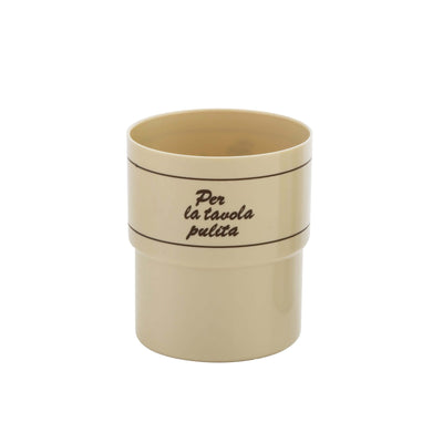 Gettacarte da Tavolo in Plastica Beige 11x13 cm