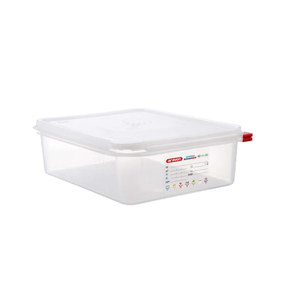 Bacinella Gastronorm GN 1/2 Polipropilene con Coperchio H 10 cm 6,5 Litri