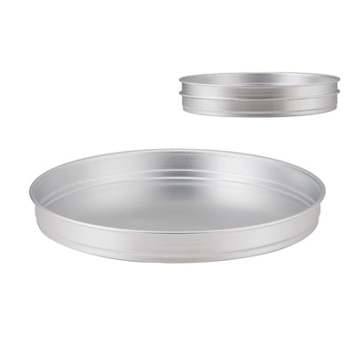 Teglia Pizza Tonda Alluminio Sovrapponibile Ø 45 cm H 5