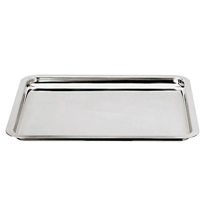 Paderno Vassoio Portata Rettangolare in Acciaio Inox 65x50 cm
