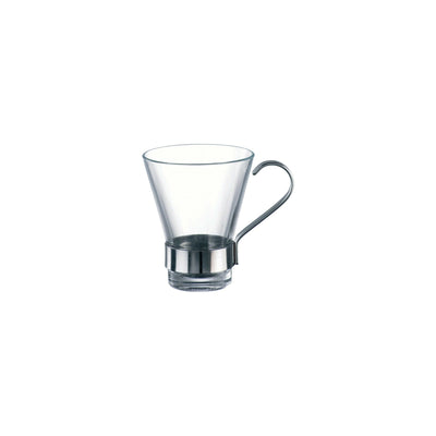 Bormioli Rocco Ypsilon Tazza Caffè Vetro Temperato 11 cl 6 Pezzi