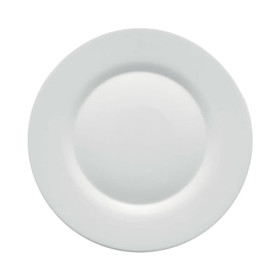 Toledo Piatto Piano in Vetro Bianco 25 cm 6 Pezzi