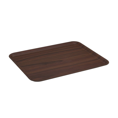 Cambro Vassoio Antiscivolo Rettangolare in Laminato Noce 46x36 cm
