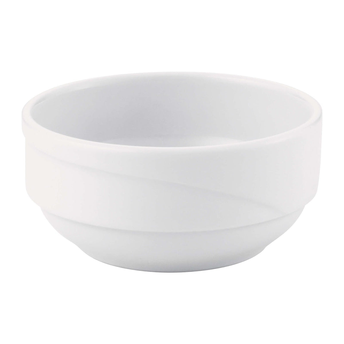 Gural X-Tanbul Coppetta Impilabile in Porcellana Bianca 10 cm 24 Pezzi