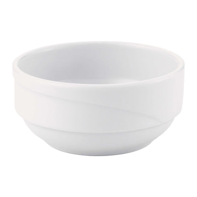 Gural X-Tanbul Coppetta Impilabile in Porcellana Bianca 10 cm 24 Pezzi