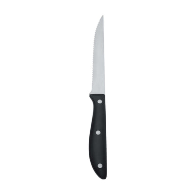 Salvinelli Coltello Bistecca Manico Nero 6 Pezzi