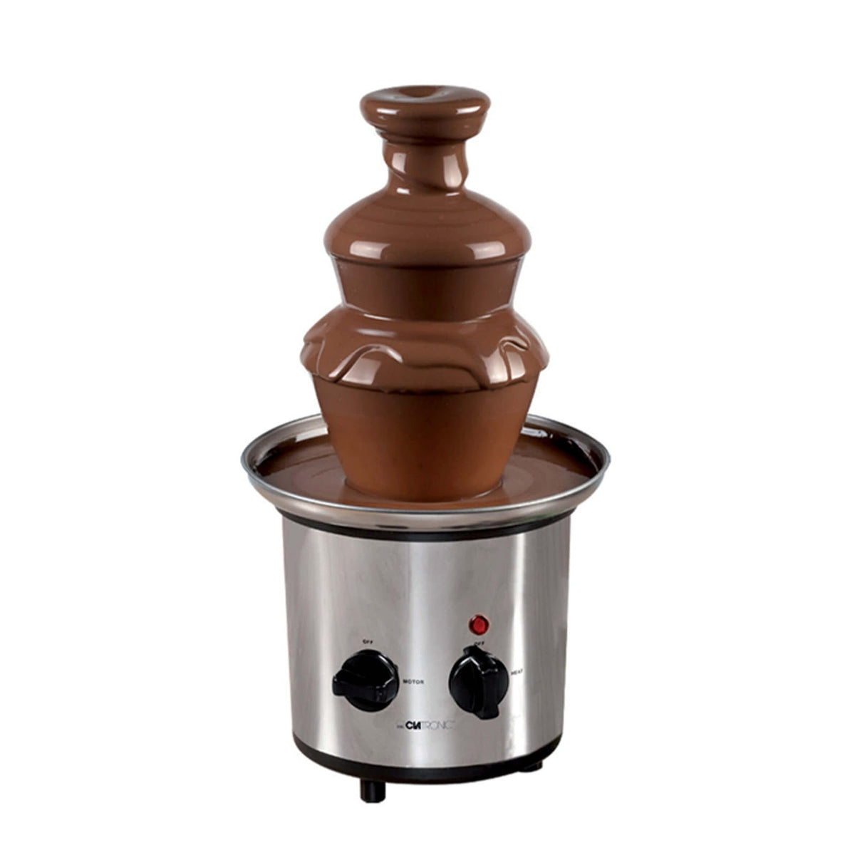 Cioccolatiera Fontana Elettrica in Acciaio Inox Ø 21,5 cm H 40 cm 170 W