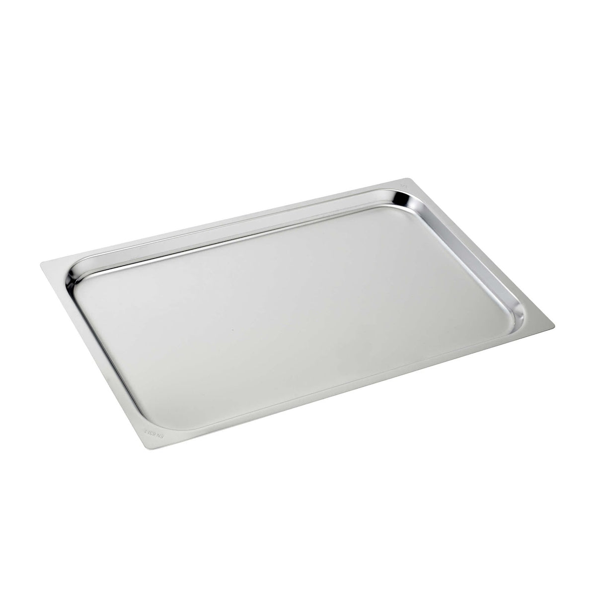 Paderno Teglia Gastronorm GN 1/1 Bordo Piatto Acciaio Inox 18/10 53x32,5 cm H 2