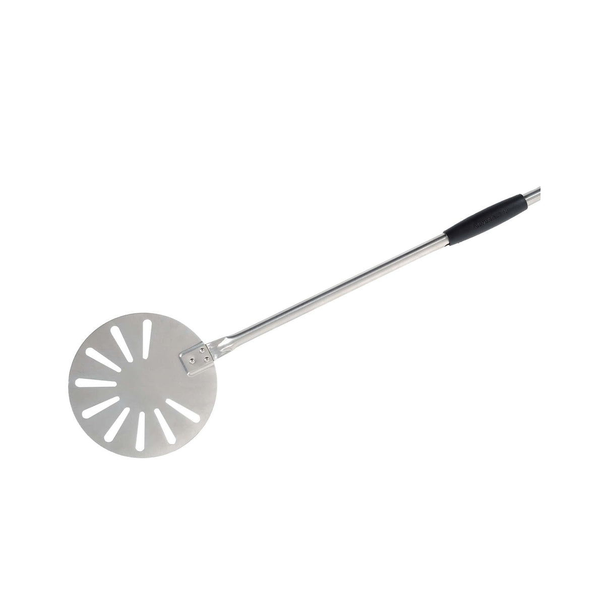 Palettino Pizza Inox Tondo Forato 20 cm Manico 150 cm