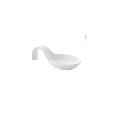 Appetizer Cucchiaio Finger Food in Porcellana Bianca 10,6x4,8 cm 6 Pezzi