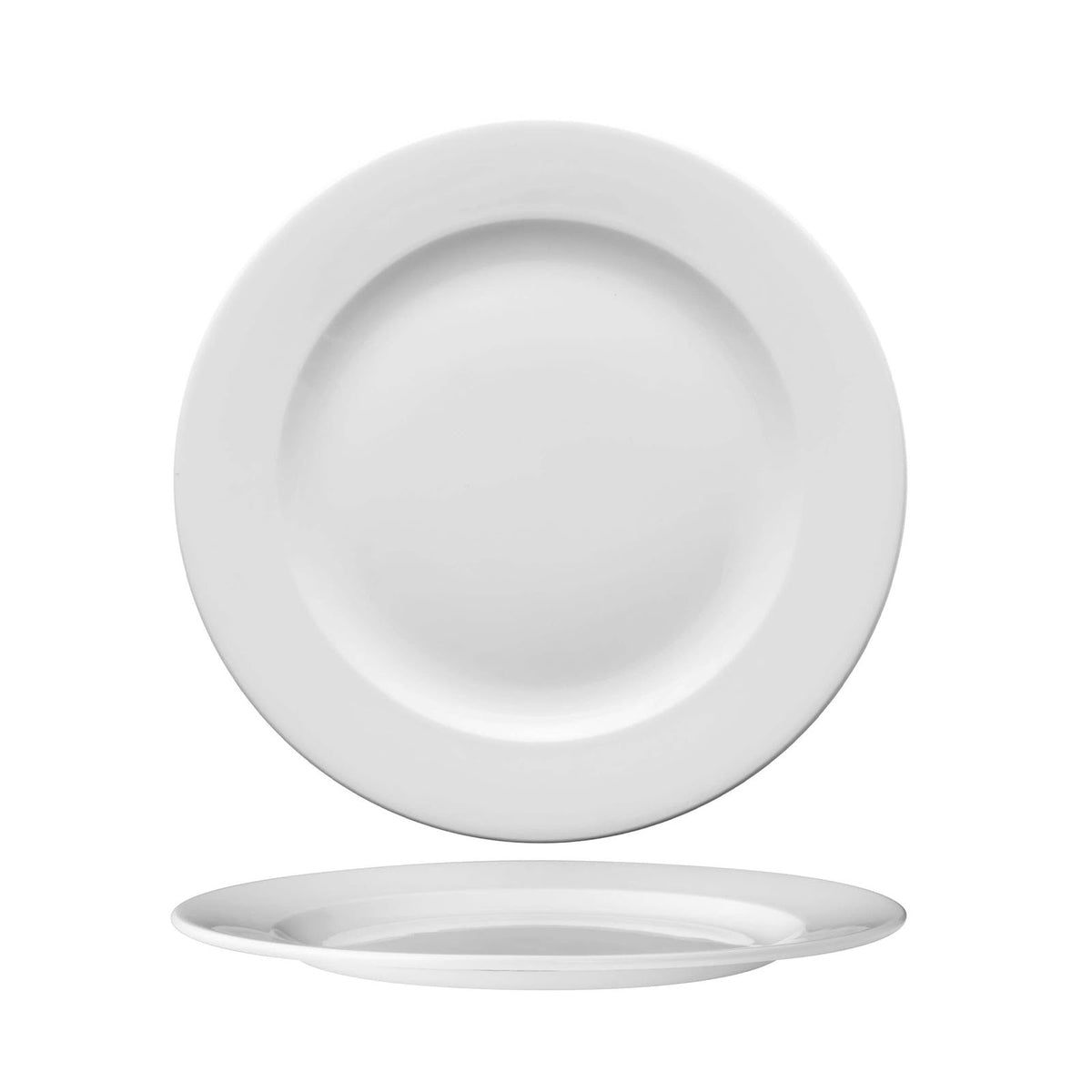 Churchill Alchemy Piatto Piano in Fine China Bianca Ø 23 cm 1 Pezzo
