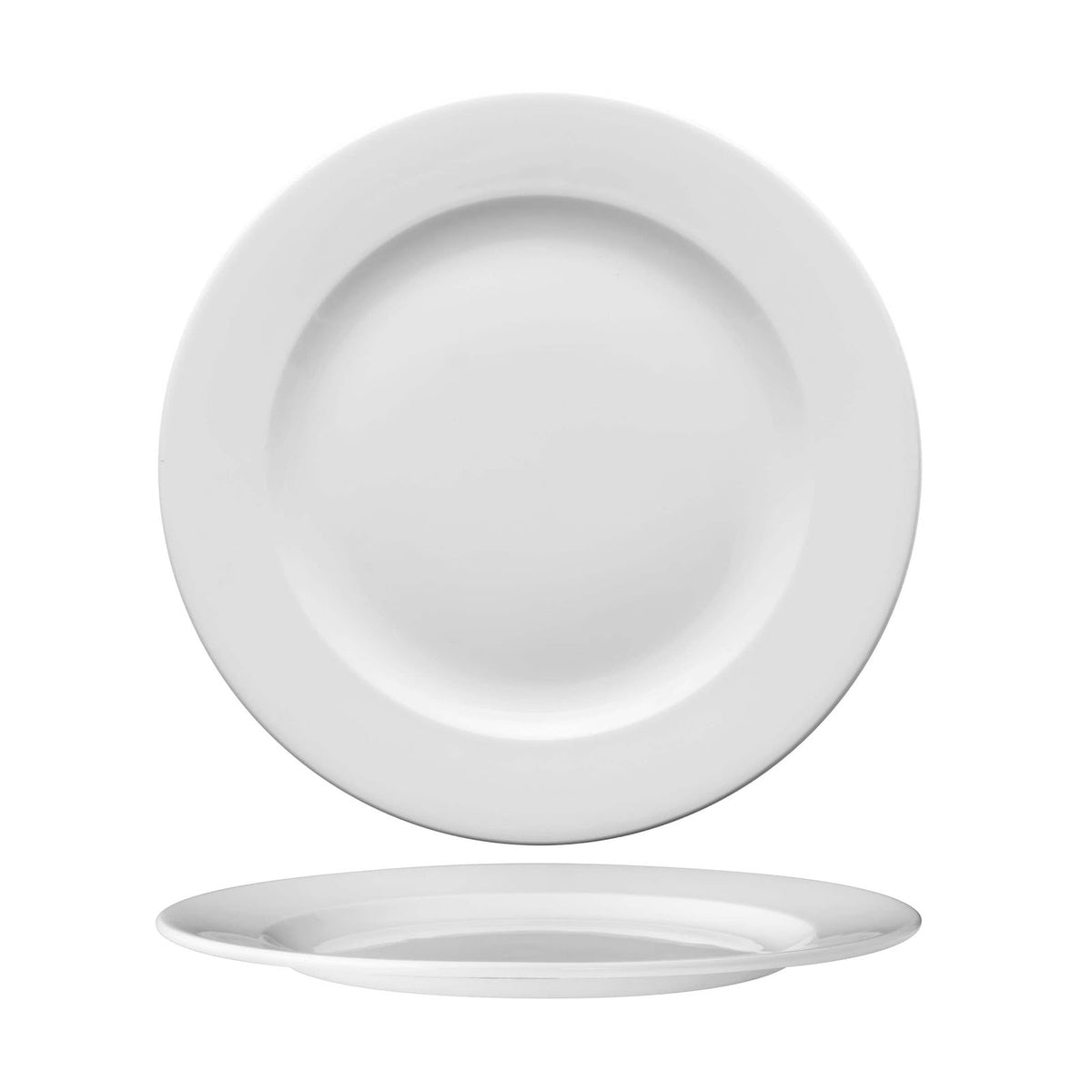 Churchill Alchemy Piatto Piano in Fine China Bianca Ø 25,4 cm 12 Pezzi