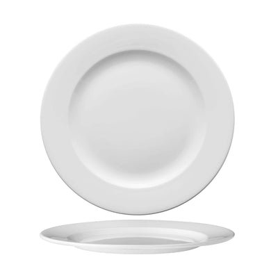 Churchill Alchemy Piatto Piano in Fine China Bianca Ø 25,4 cm 12 Pezzi