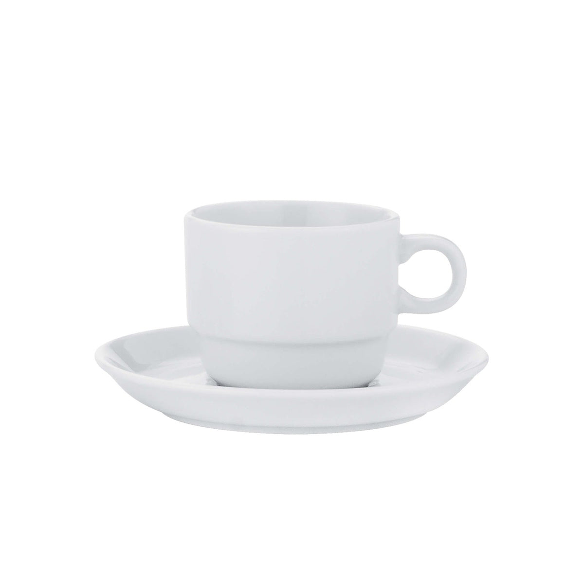 Tognana Acapulco Tazza Grande Caffè Impilabile Bianca 18,5 cl senza Piattino 12 Pezzi