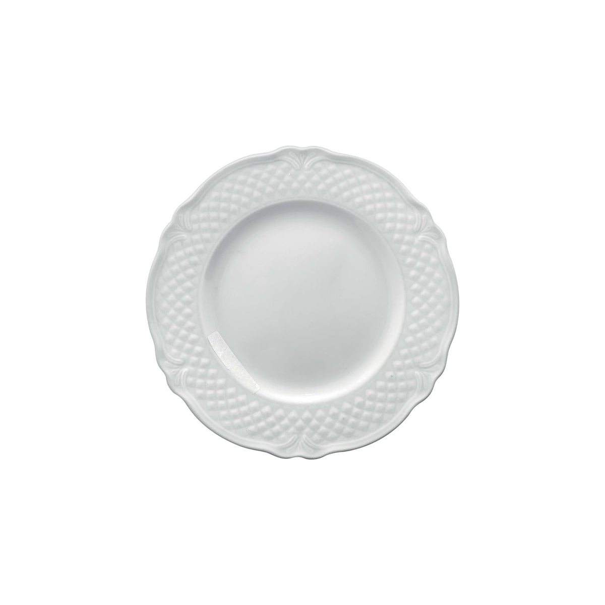 Saturnia Malaga Piatto Pane Porcellana Bianca Ø 17 cm 12 Pezzi