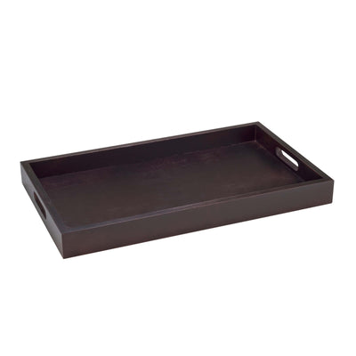 Vassoio in Legno Wengè con Manici 55x33 cm H 5